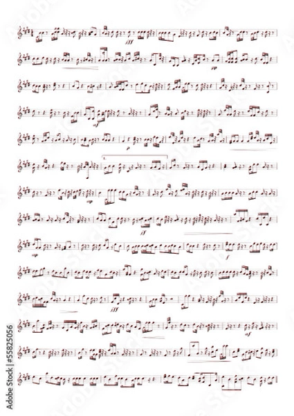 Fototapeta music page