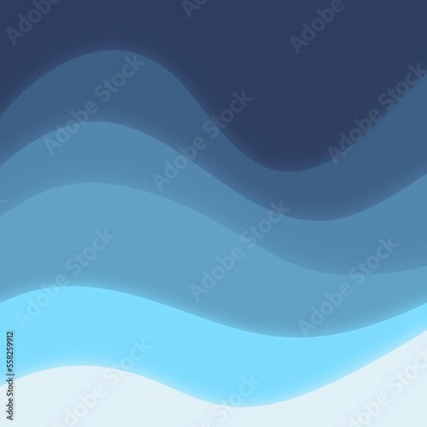 Fototapeta abstract blue wave background