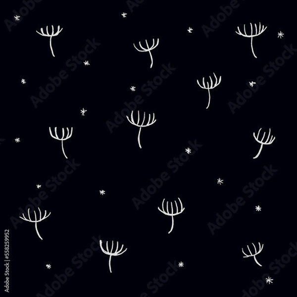 Fototapeta Dandelion flower plant background