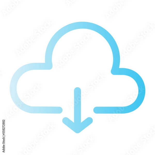 Fototapeta cloud computing icon