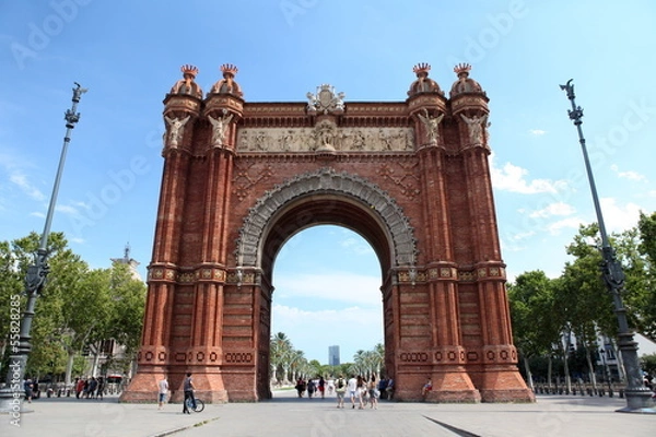 Fototapeta Arc de Triomphe, Barcelone