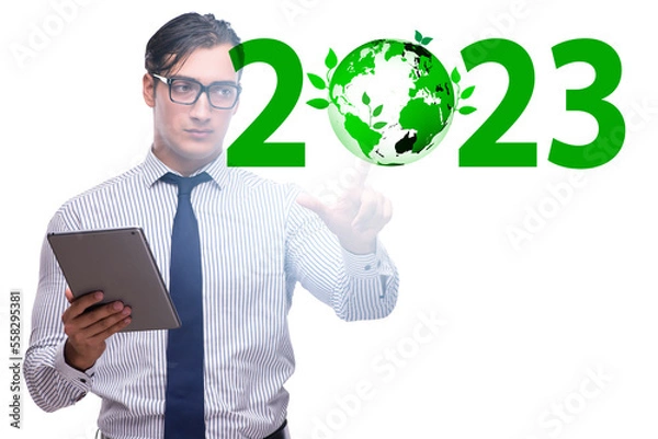 Fototapeta Year of 2023 in ecological concept