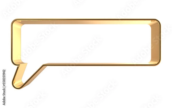 Obraz banner isolated on 3d