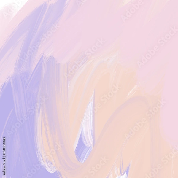 Obraz Abstract colorful brushstroke painting – vibrant textured background in pastel and bold hues, artistic hand-drawn design for modern graphic projects and creative layouts