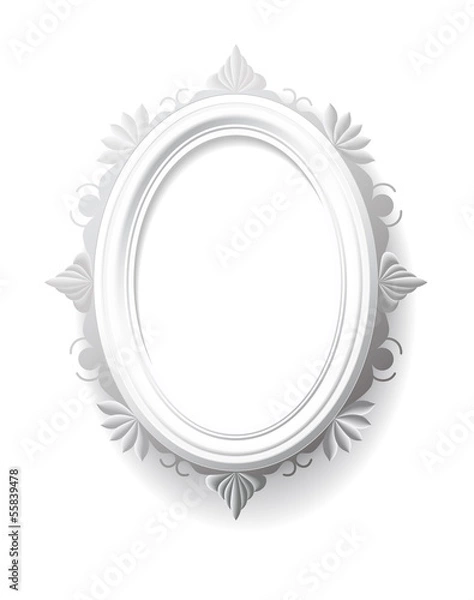 Obraz Vintage oval frame.