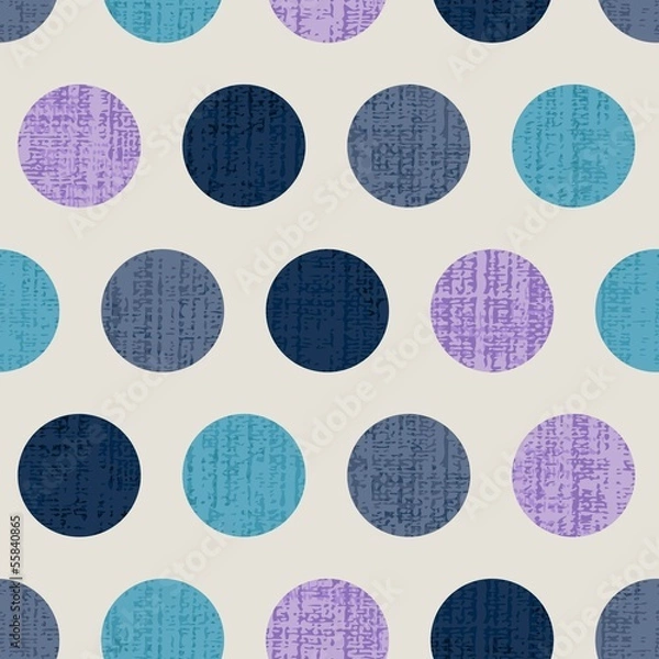 Obraz seamless retro dot pattern background