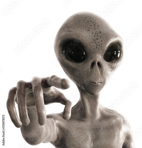 Obraz alien isolated