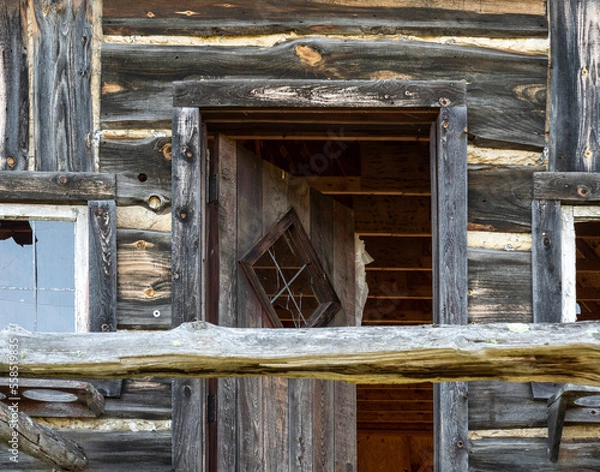 Fototapeta abandoned ghost town
