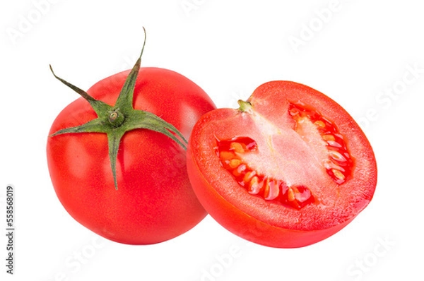 Obraz tomato isolated on transparent png