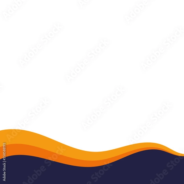 Obraz Wavy Footer Border Shape (1)