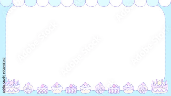 Fototapeta ★ケーキ屋さんフレーム★