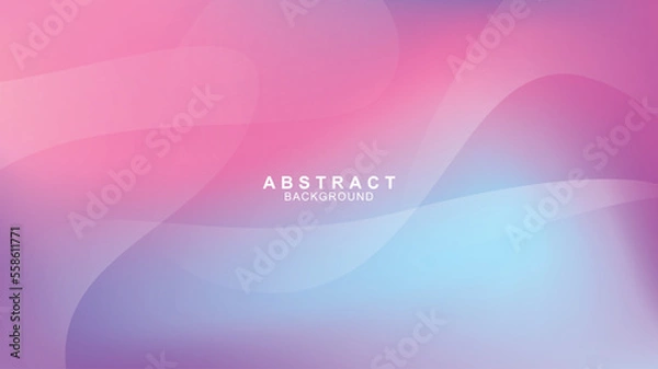 Fototapeta Modern curve style background design with vibrant colors