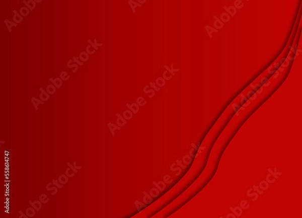 Obraz abstract red wave background