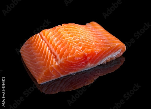 Obraz Raw salmon.
