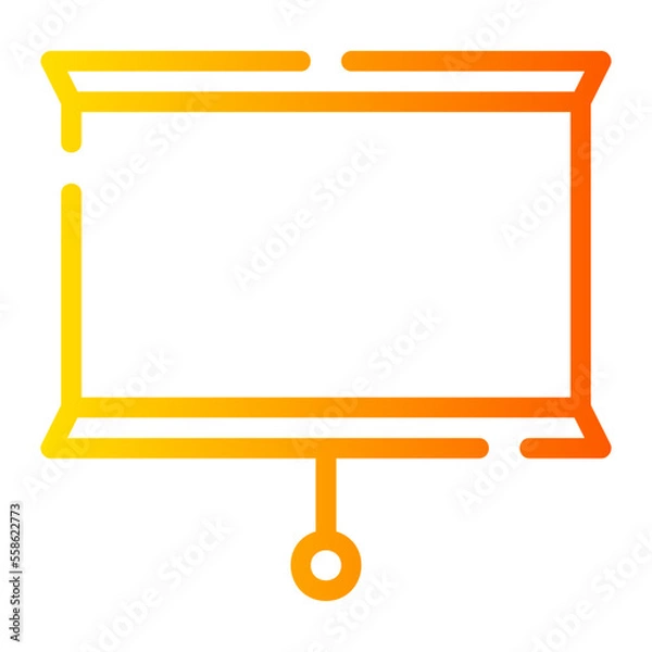 Fototapeta presentation gradient icon