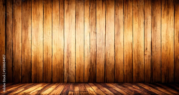 Obraz brown old wood texture background