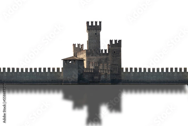 Obraz Schloss. Burg. Insel.