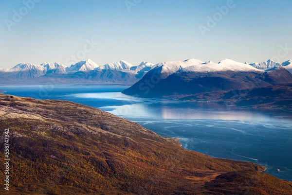 Fototapeta Senja from above