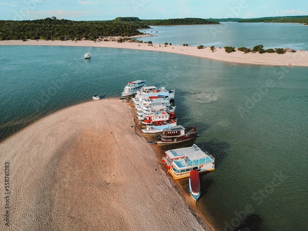 Obraz Barcos na Ilha do Amor, Alter do Chão
