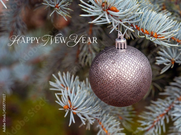 Obraz Decorated Christmas Tree.