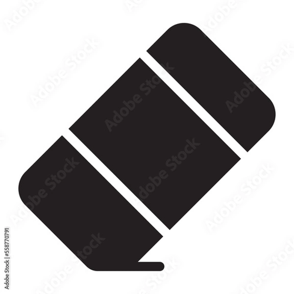 Fototapeta eraser glyph icon