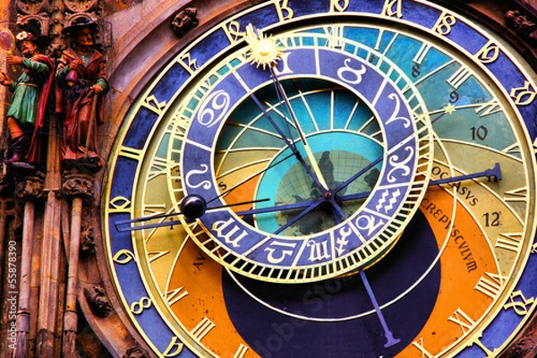 Obraz Praski zegar astronomiczny