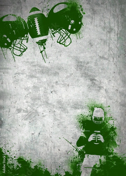 Obraz Tło futbolu amerykańskiego