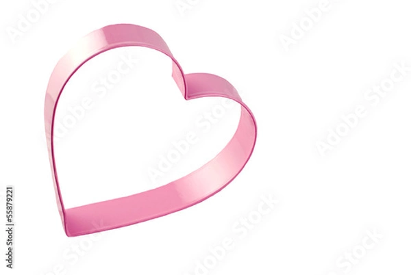 Obraz Pink Heart Cookie Cutter