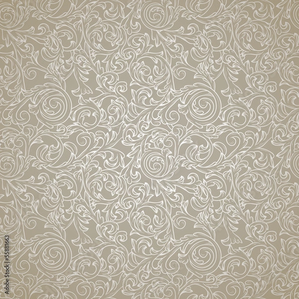 Fototapeta Vintage Seamless Pattern