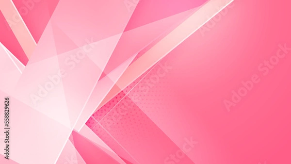 Fototapeta Abstract pink gradient valentine background