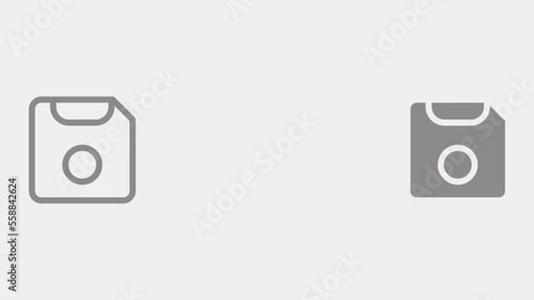 Obraz Save vector icon sign symbol