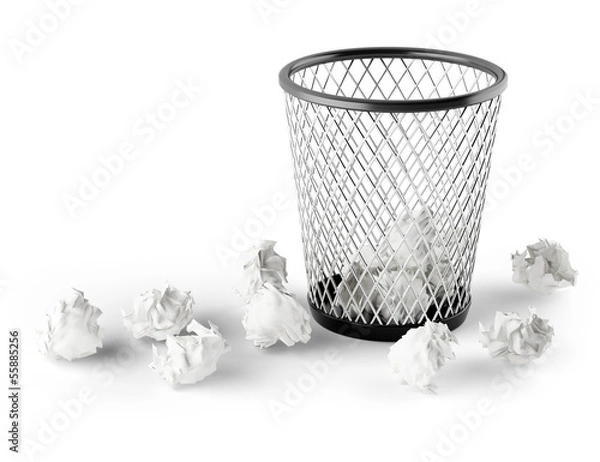 Obraz wastepaper basket