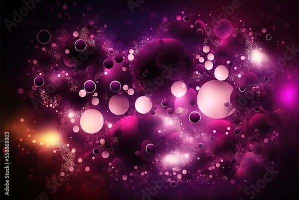 Fototapeta Purple Festive abstract Background. Generative AI