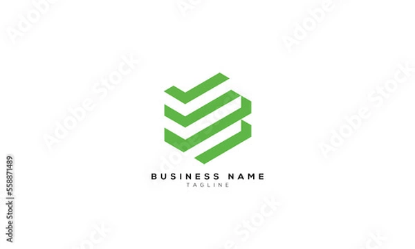 Fototapeta EB, BE, CC, CI, IC, CL, LC, Abstract initial monogram letter alphabet logo design