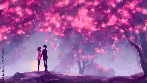 Fototapeta two lovers