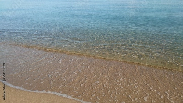 Fototapeta waves on the beach