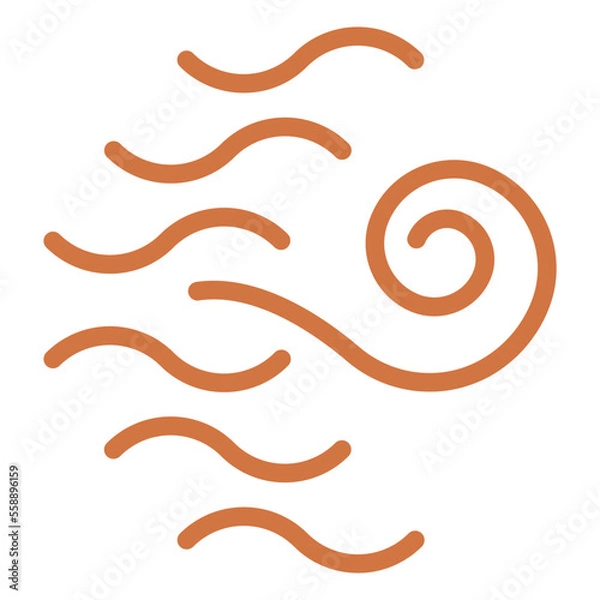 Fototapeta Wind Icon Style