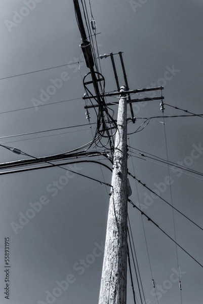 Obraz power lines - 01
