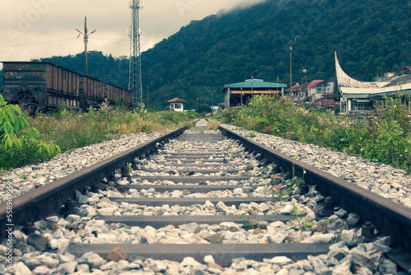 Obraz railway in the countryside