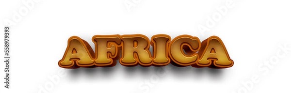 Obraz AFRICA NAME MOCKUP