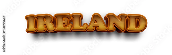 Obraz IRE LAND NAME MOCKUP