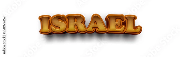 Obraz ISRAEL NAME MOCKUP