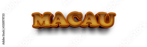 Obraz MACAU NAME MOCKUP