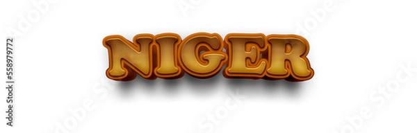 Obraz NIGER NAME MOCKUP