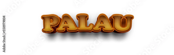 Obraz PALAU NAME MOCKUP