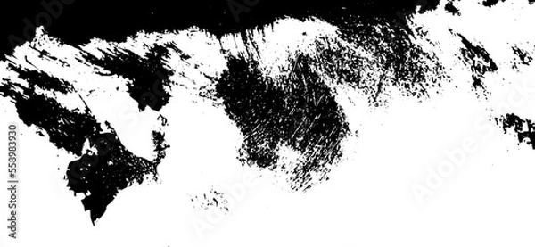 Fototapeta Rustic grunge vector texture with grain and stains. Abstract noise background. Weathered surface. Dirty and damaged. Detailed rough backdrop. Vector graphic illustration with transparent white. EPS10.