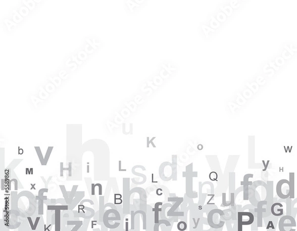 Obraz Alphabet letters