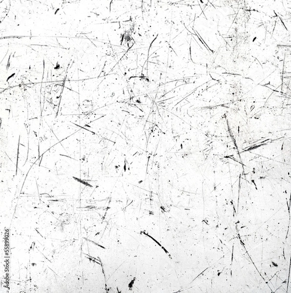 Fototapeta White scratched texture