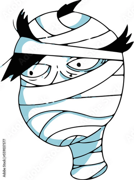 Obraz cartoon mummy