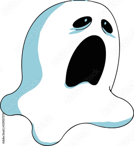 Obraz Cartoon Cute Ghost